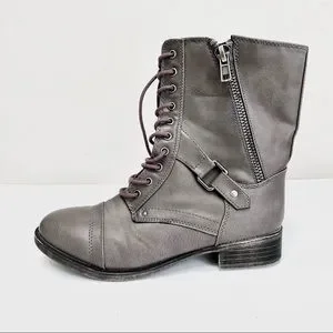 Combat Boots Rampage Ram Jonder Size 8 Gray